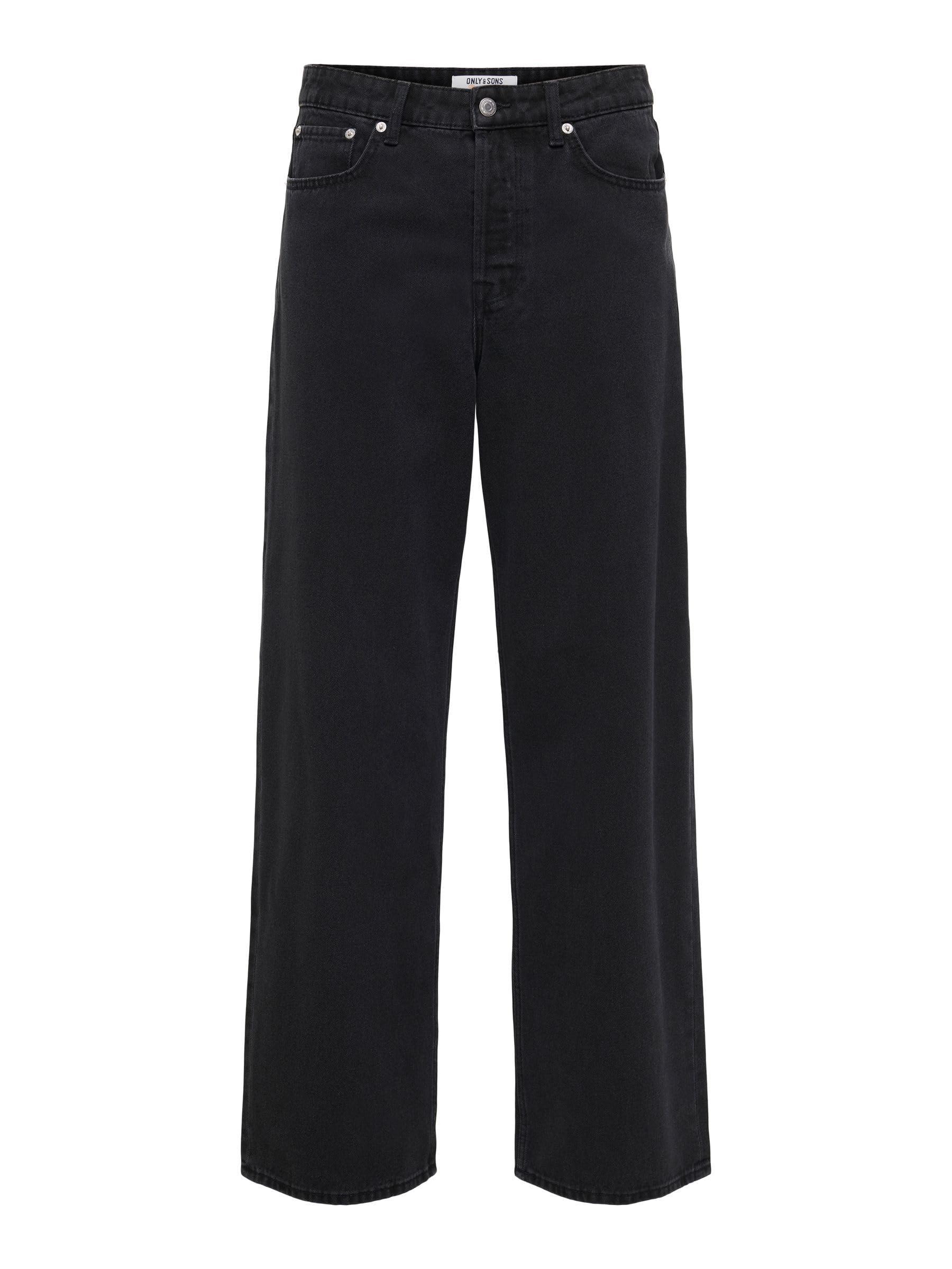 ONLY & SONS Onsremi Wide Pim Box Jeans Uomo Blu 30W 30L