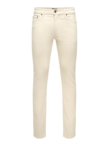 Only & Sons Onsloom Reg Ecru 8250 Jeans Uomo 31W/30L