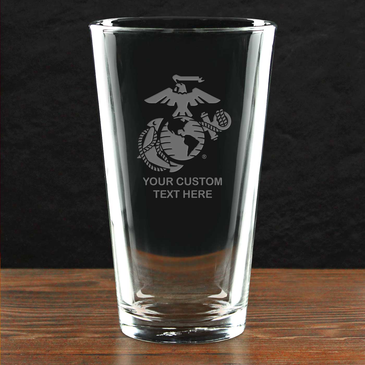 7.62 Design USMC bicchiere pinta 473 ml personalizzato EGA