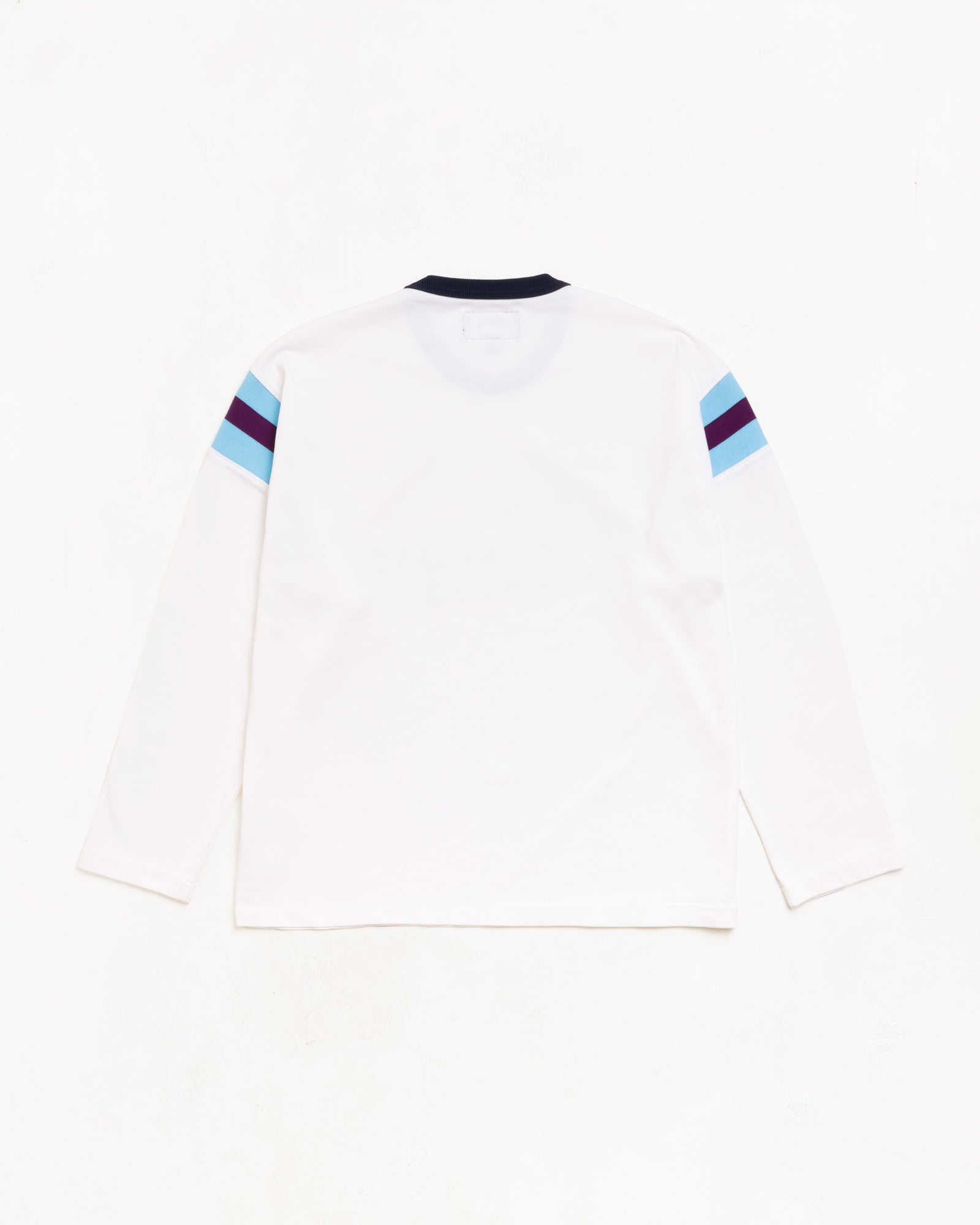 Stussy LS Ringer maglietta cotone White
