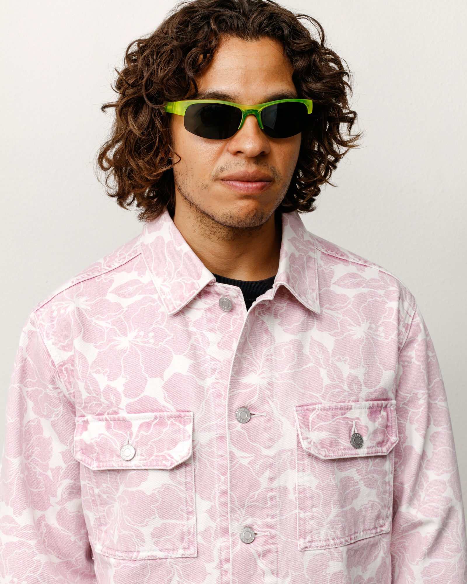 Stussy Hiro Sunglasses occhiali gialli lente polarizzata