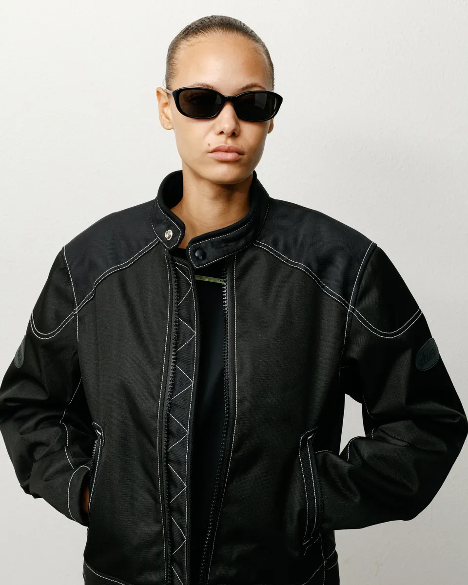 Stussy Eli Sunglasses occhiali sole neri bioacetato UVA/UVB