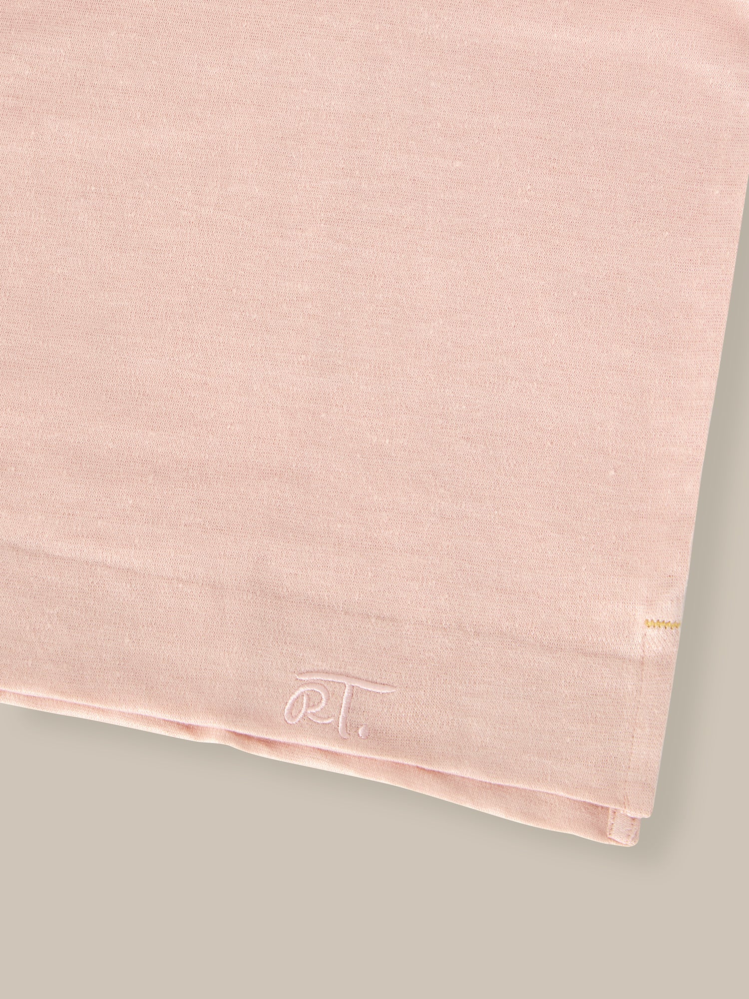 Robert Talbott Taylor Polo Lino Rosa Piqué
