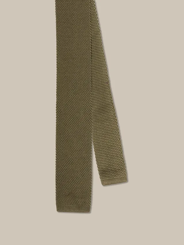 Robert Talbott Redford Cravatta Knit Seta Salvia