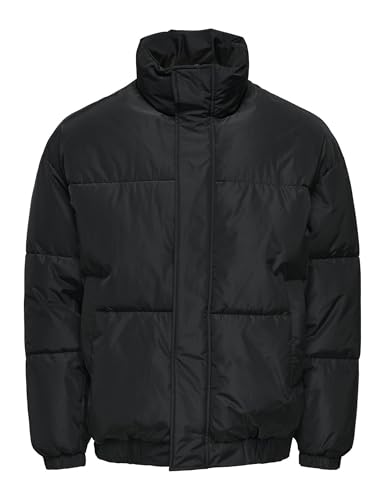 ONLY & SONS Onsalpha Puffer Giacca Nero M Uomo Invernale
