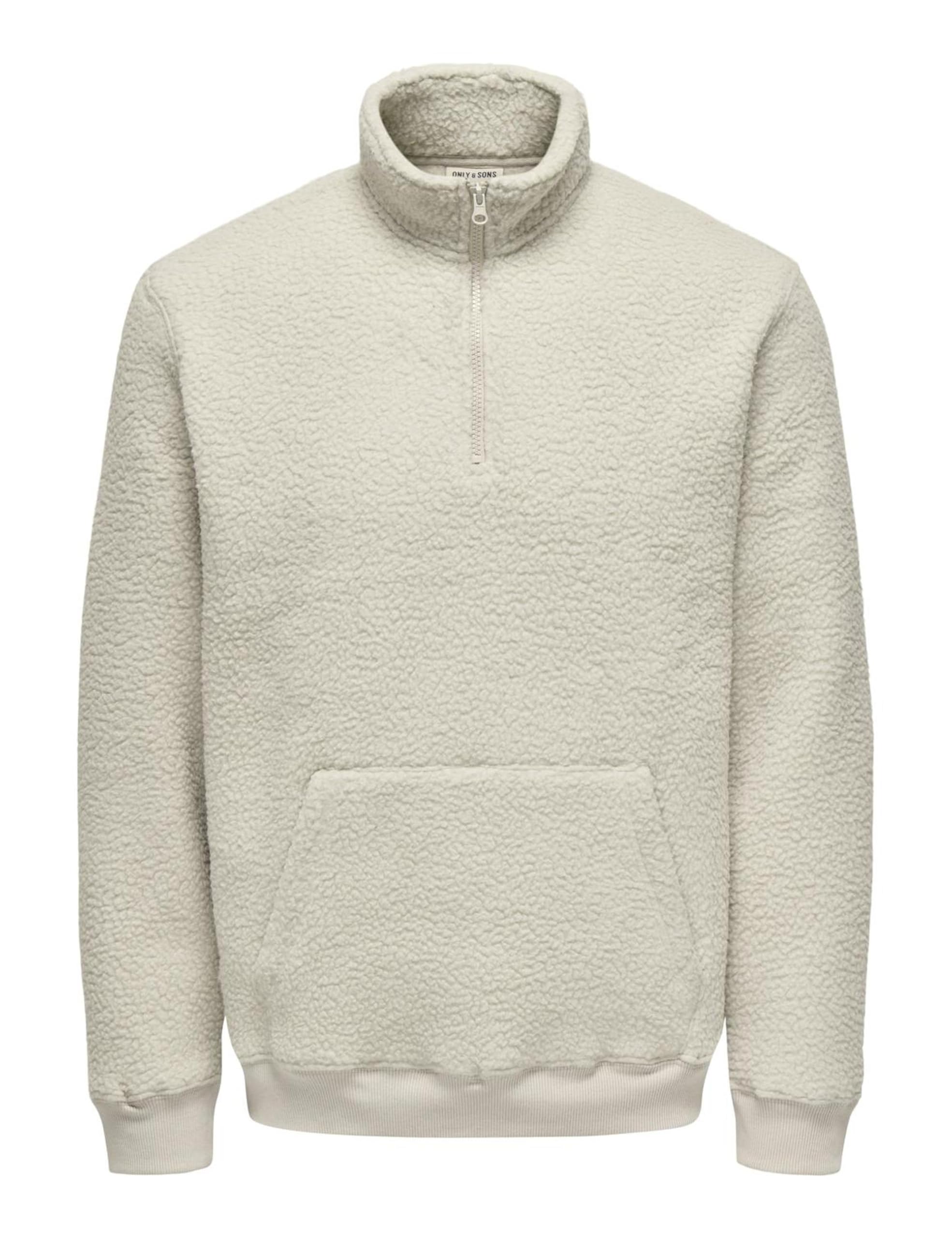 ONLY & SONS Onsemilio Felpa teddy zip Noce S