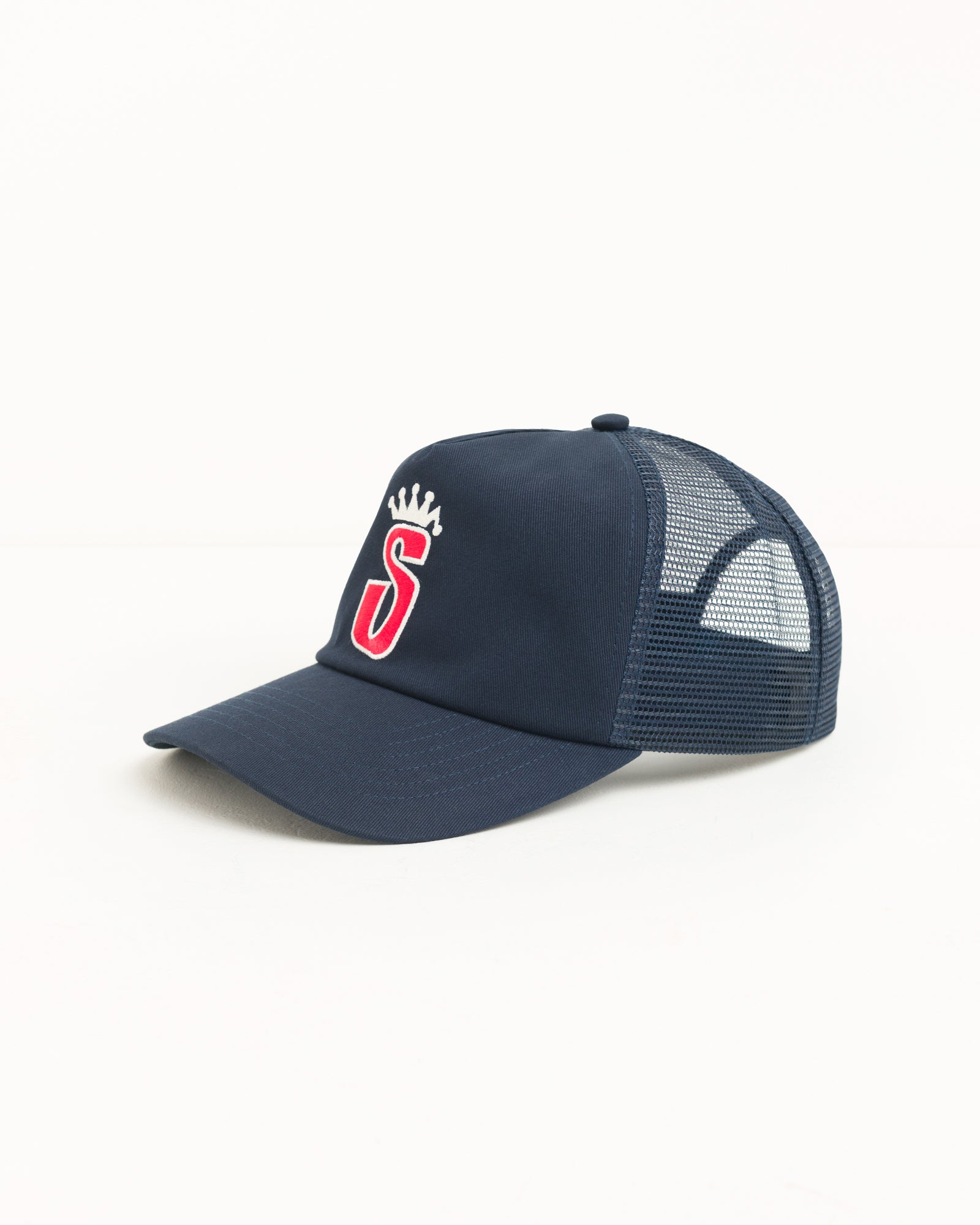 Stussy S Crown Trucker cappellino navy taglia unica