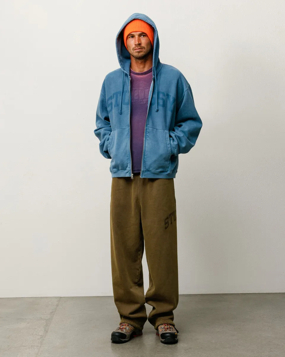 Stussy Faded Graphic pantalone Washed Olive pile