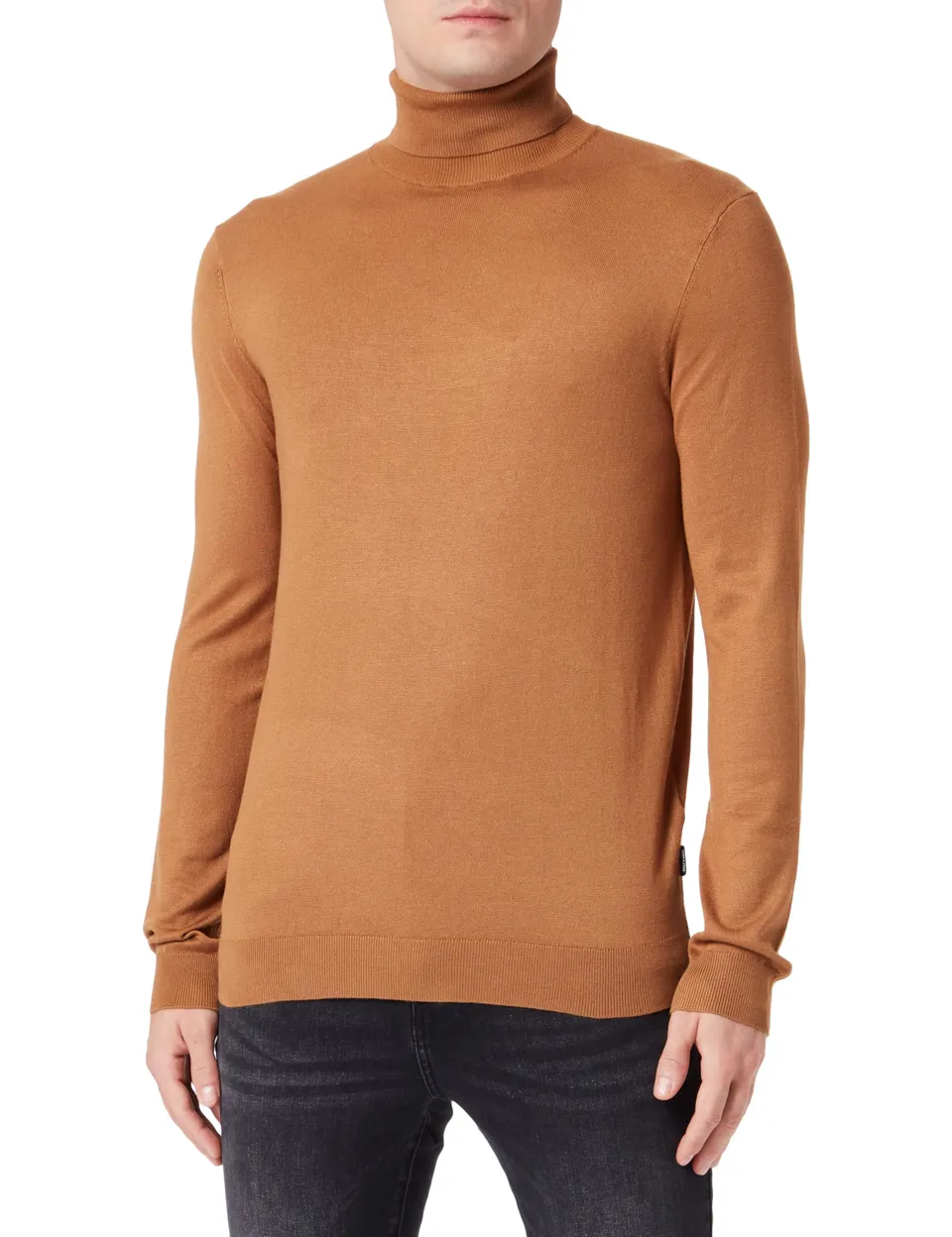 ONLY & SONS Wyler Maglione uomo collo alto nero