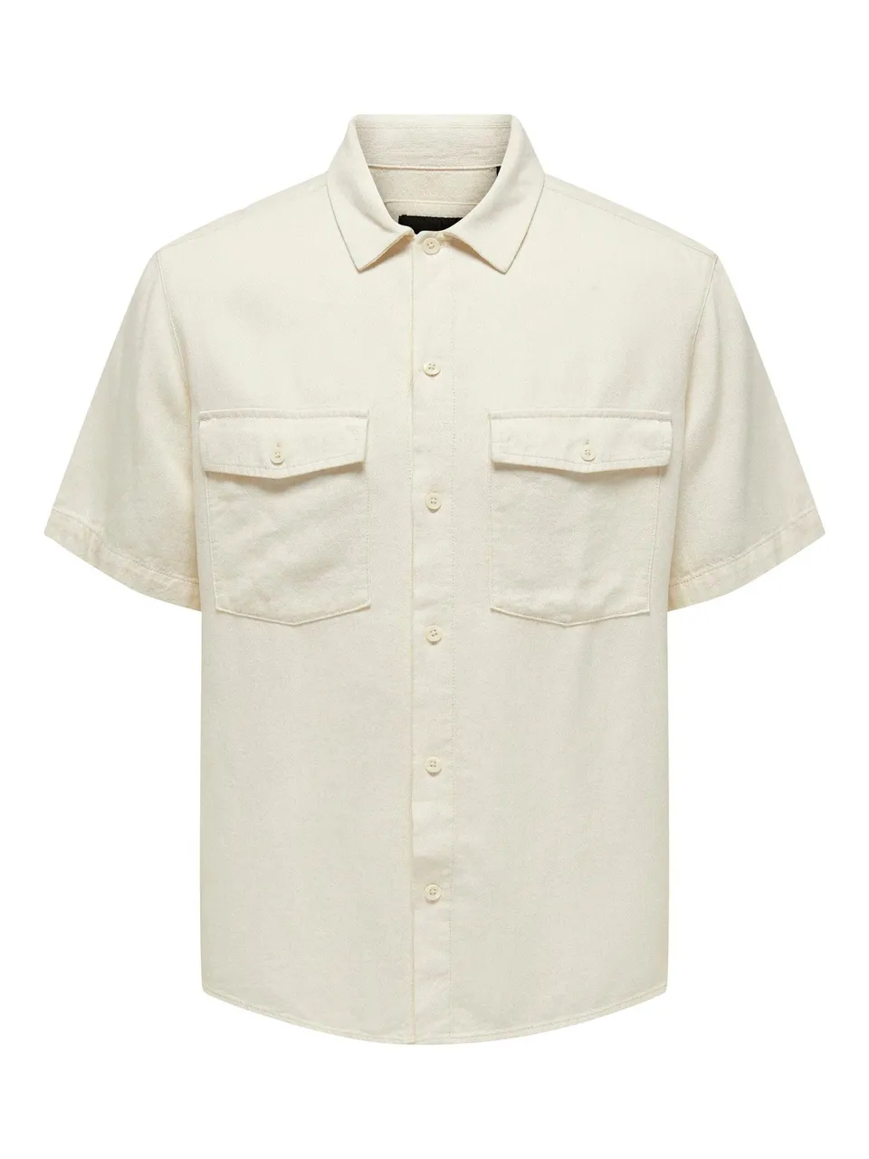 Only & Sons Camicia manica corta uomo S blu scuro tasche