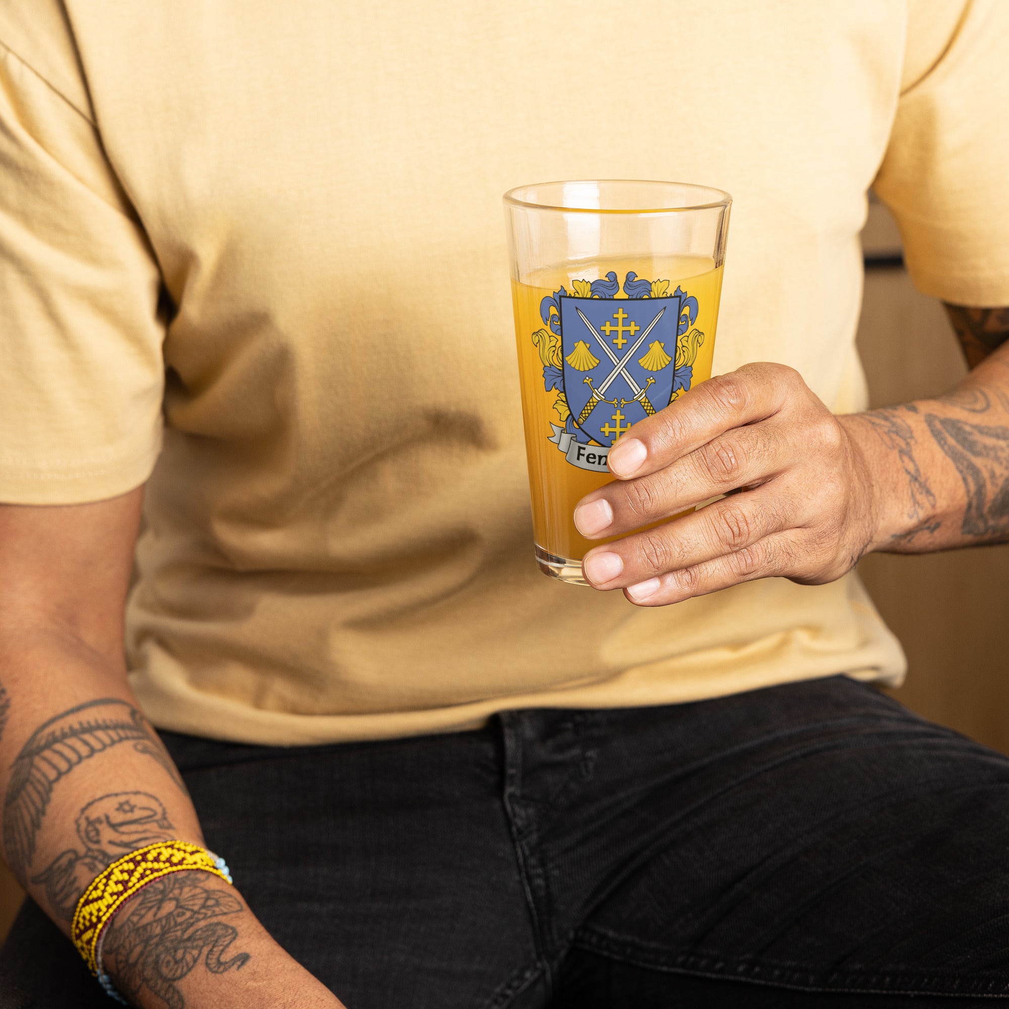7.62 Design Fennelly bicchiere birra pinta 16oz vetro