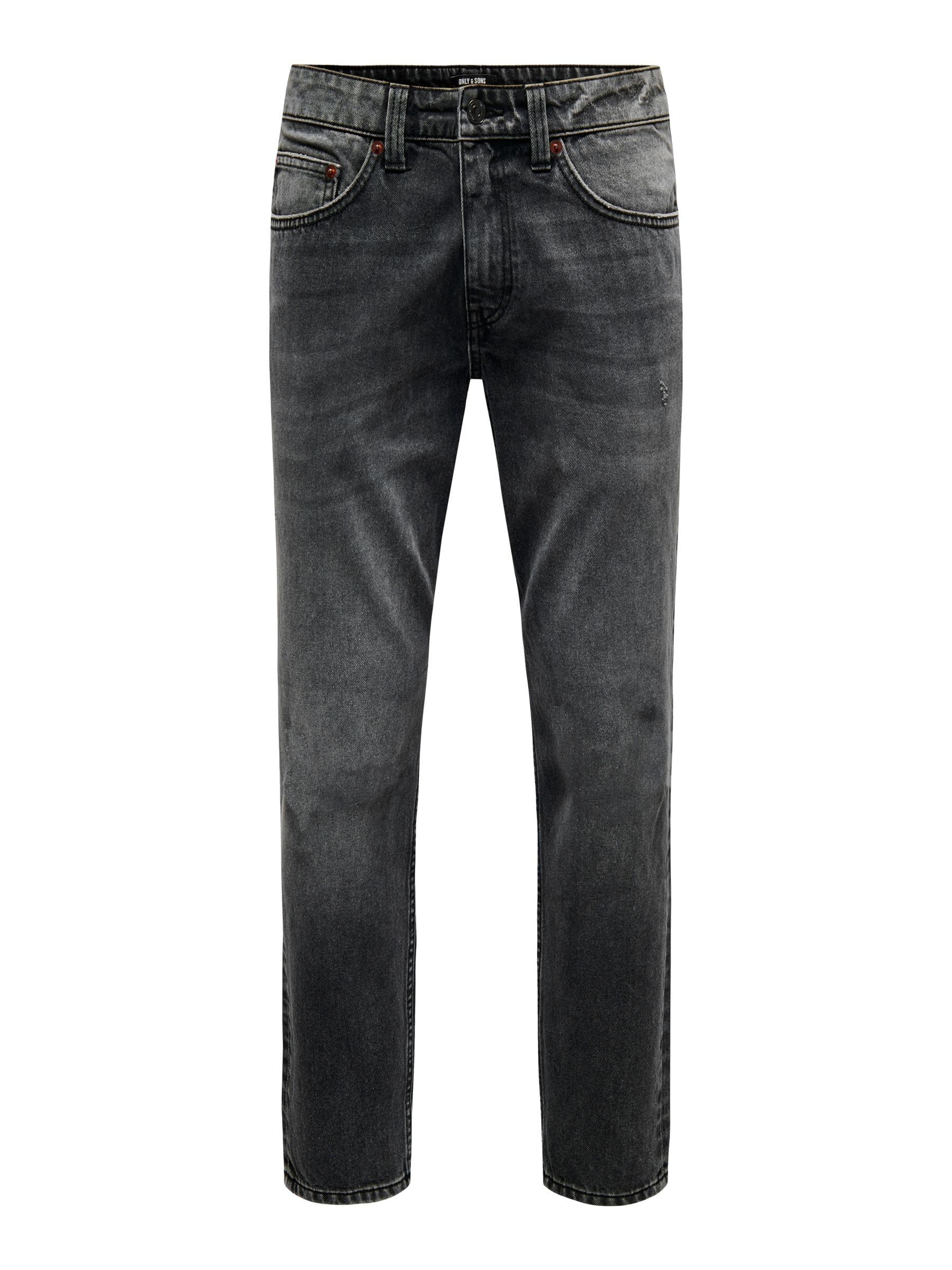 Only & Sons Onsyoke Jeans Tapered 36W/32L Denim Blu