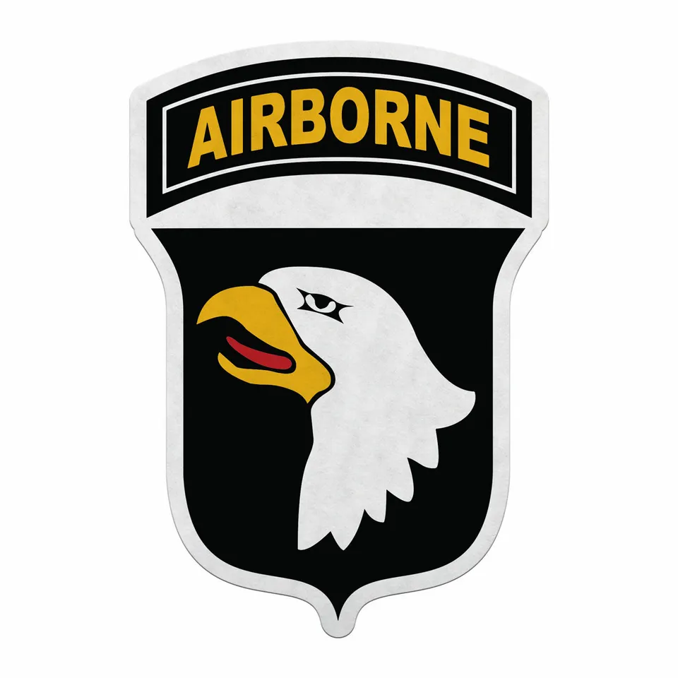 7.62 Design 101st Airborne Gagliardetto Feltro 18" USA