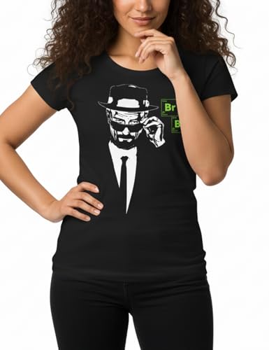 Makaya BR BA Heisenberg T-shirt donna cotone taglia L