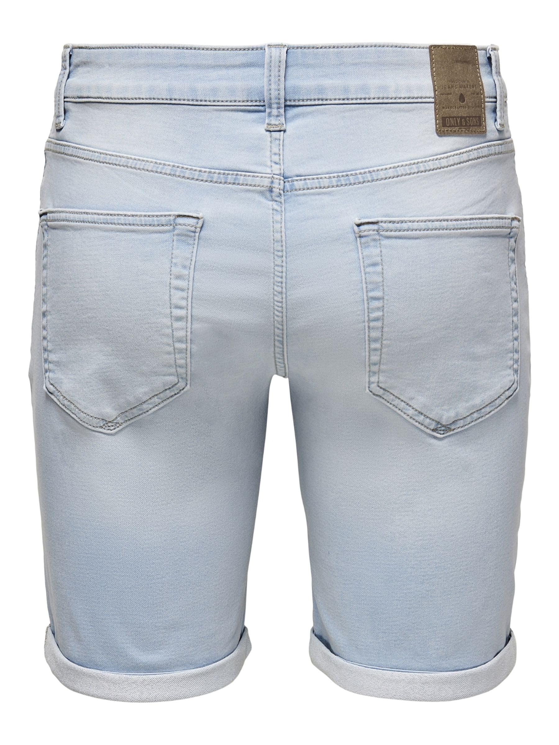 ONLY & SONS ONSPLY Pantaloncini Denim Uomo M Blu Jog