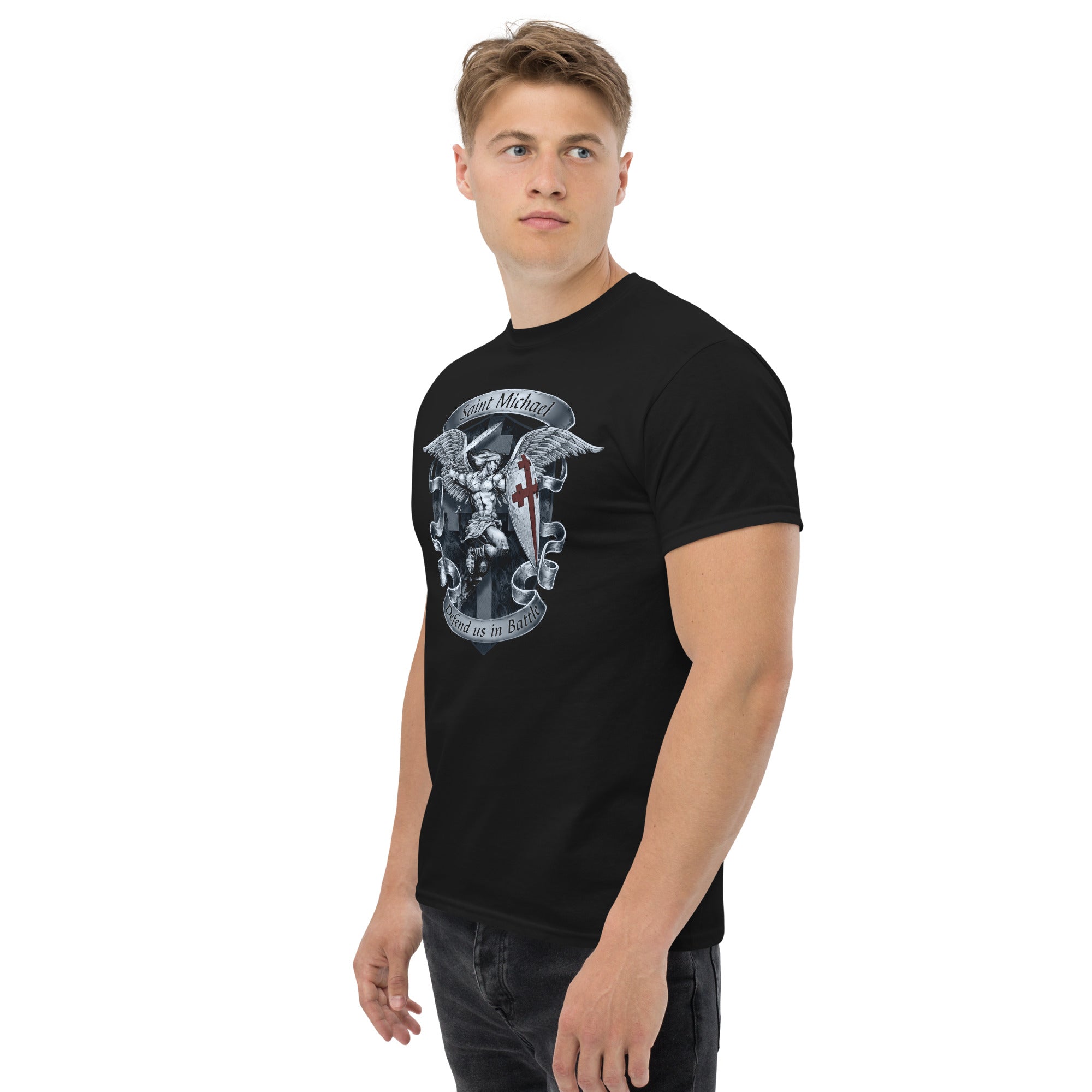 7.62 Design St Michael maglietta uomo cotone nera 3XL