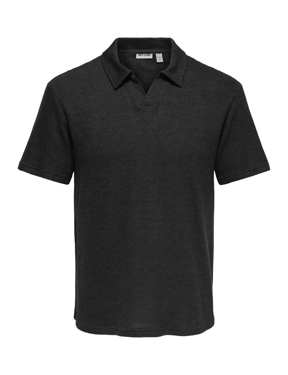 Only & Sons Onsconley Polo Maniche Corte Uomo Nera