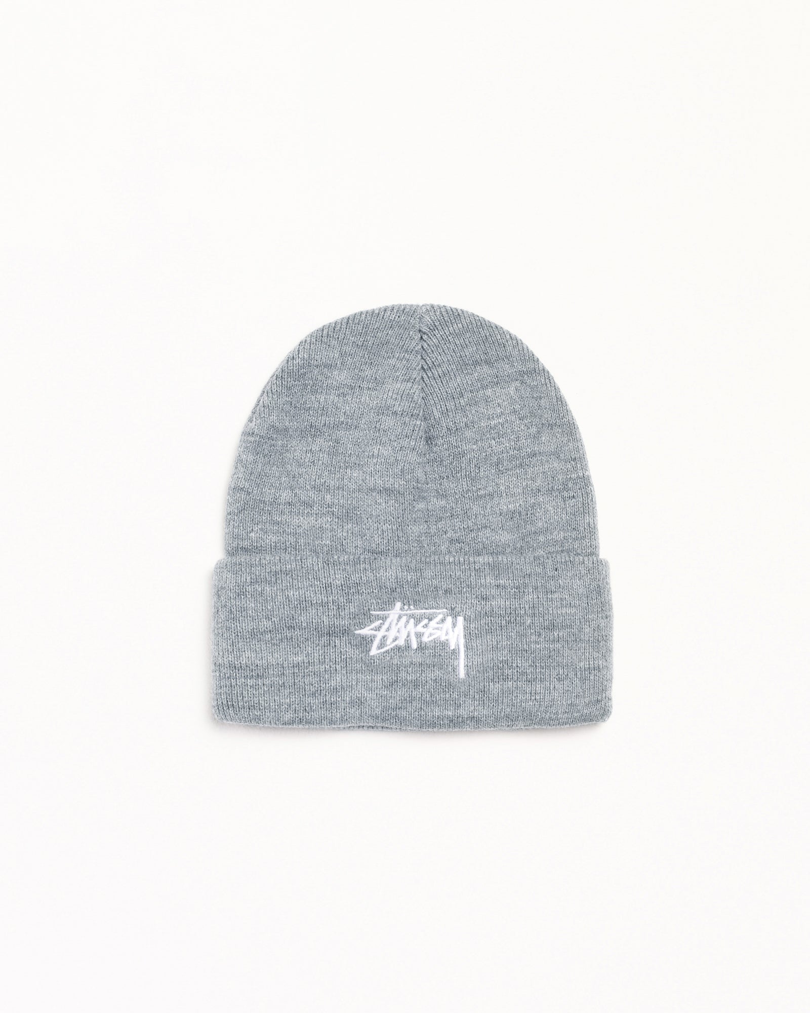 Stussy Headwear Stock Cuff Beanie berretto grey heather acrilico