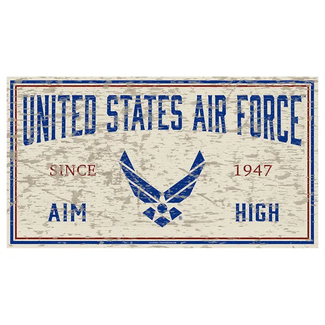 7.62 Design USAF Chipped targa PVC 28x51 cm