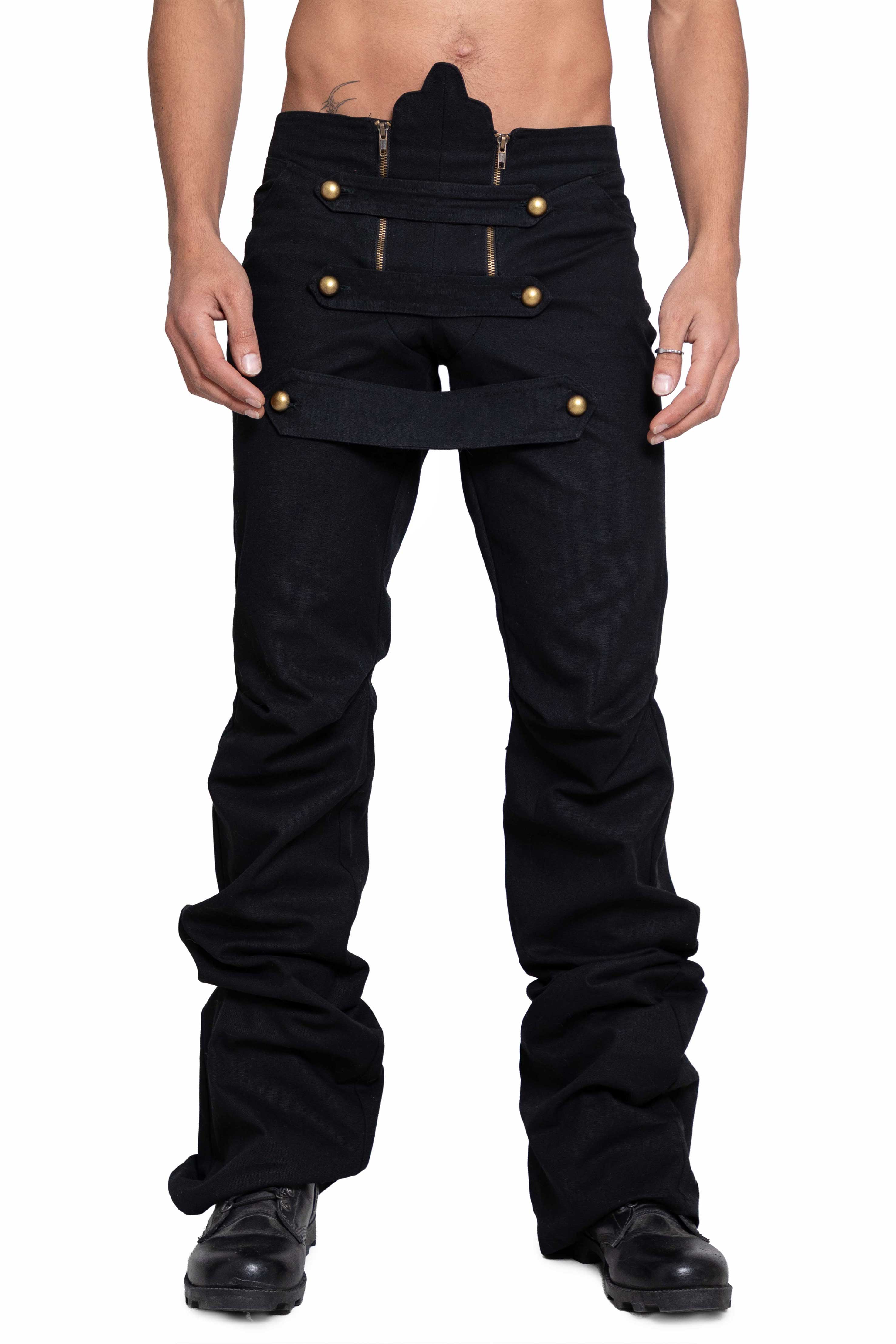 Trashy Clothing Militant Double Inspection pantalone nero 30