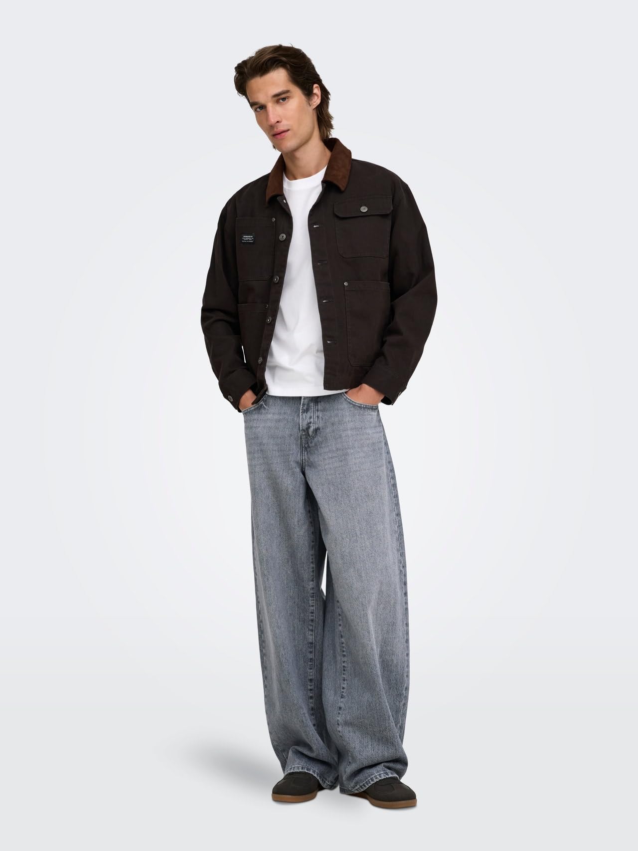Only & Sons Onskayce Jeans Barrel Vita Bassa 28W/34L Uomo