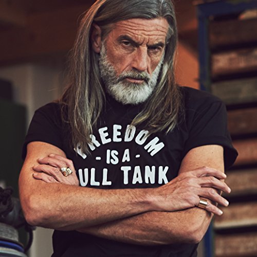 MAKAYA T-Shirt Uomo Moto Biker Maglietta L Cotone