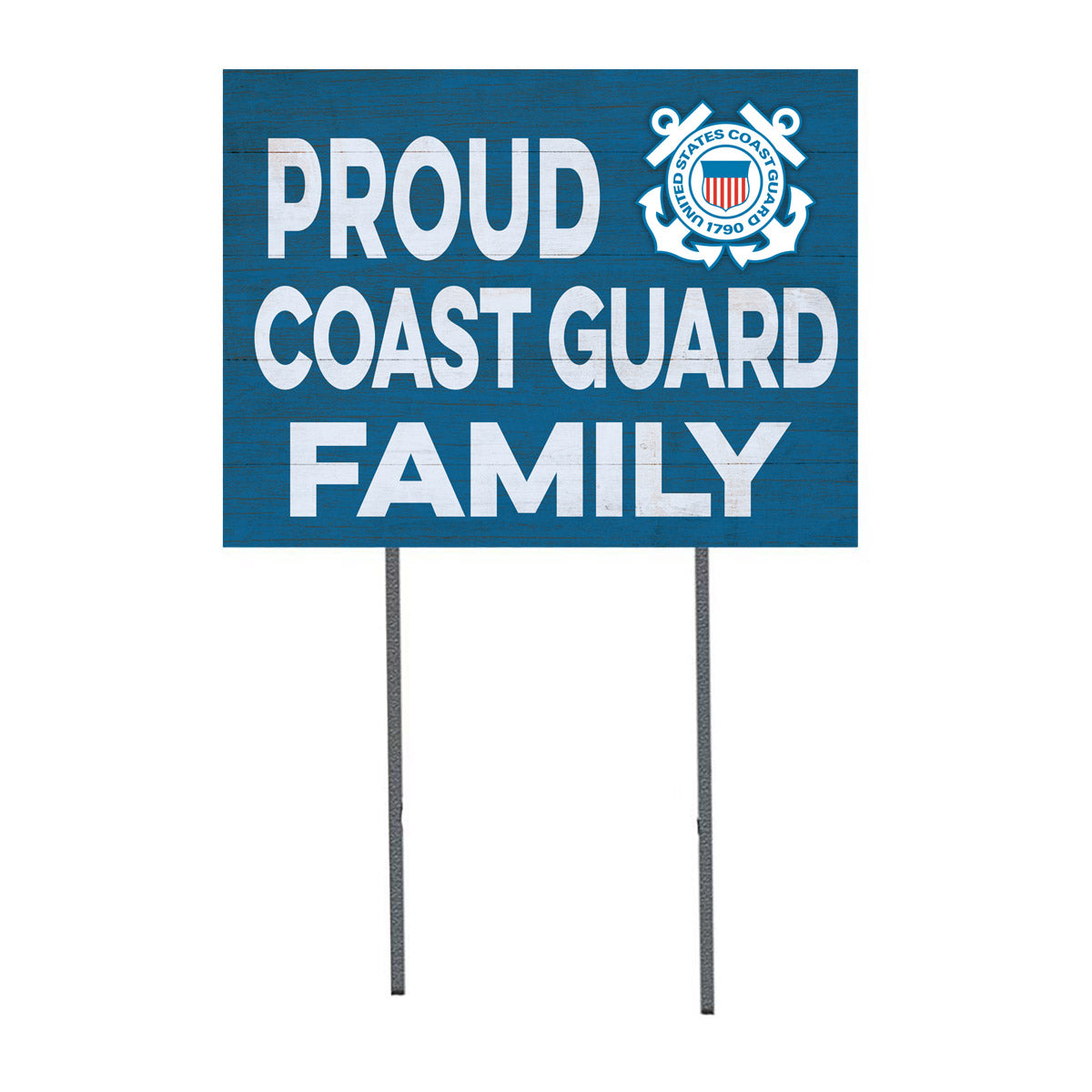 7.62 Design Coast Guard Family insegna giardino 18x24 navy