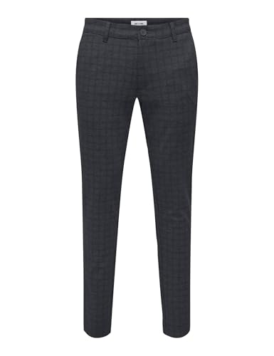 Only & Sons Onsmark Check 020918 Pantaloni 32W/32L Fog Forest