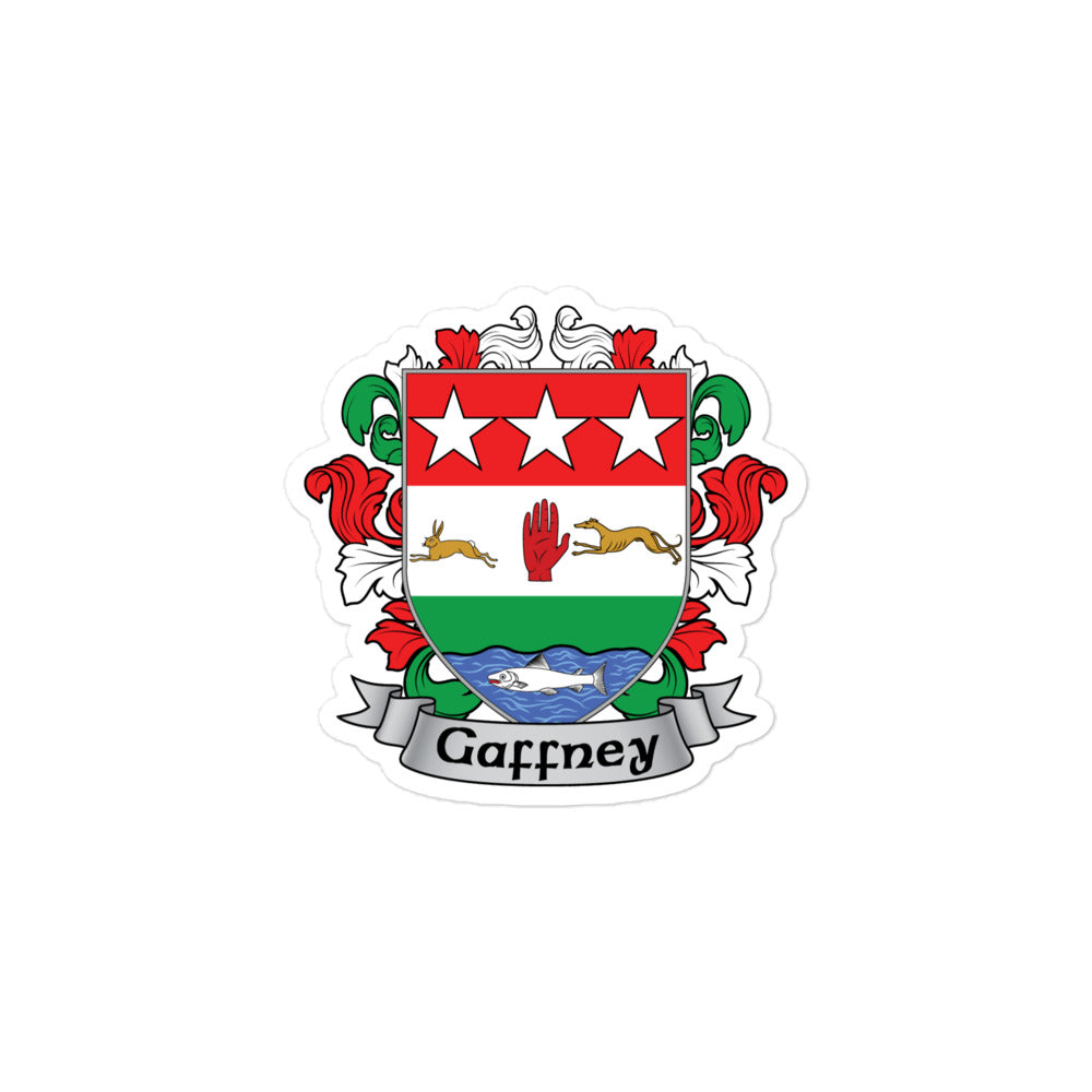 7.62 Design Gaffney Coat of Arms Adesivo Vinile 4x4 Stemma