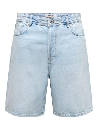Only & Sons Onsfade Shorts uomo loose fit vita media