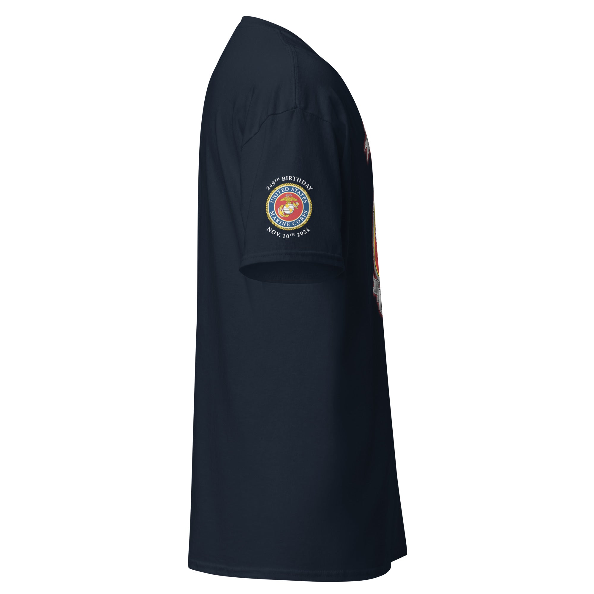 7.62 Design USMC 249th maglietta uomo nera cotone taglia L