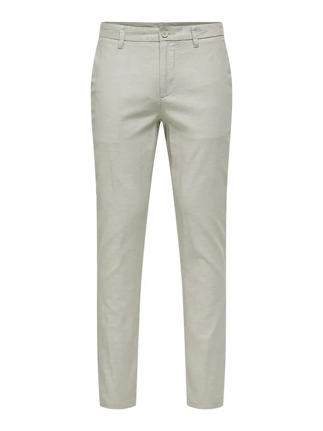 ONLY & SONS Onsmark Tap 0011 Pantaloni Uomo 33W 32L Bianco