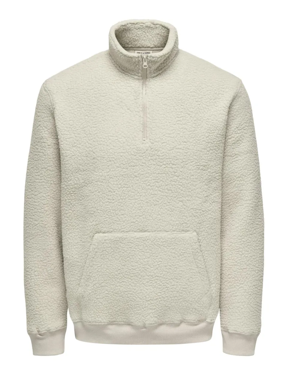 ONLY & SONS Onsemilio Felpa teddy zip Noce S