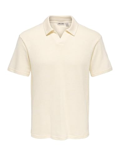 Only & Sons Onsconley Polo Maniche Corte Uomo Nera