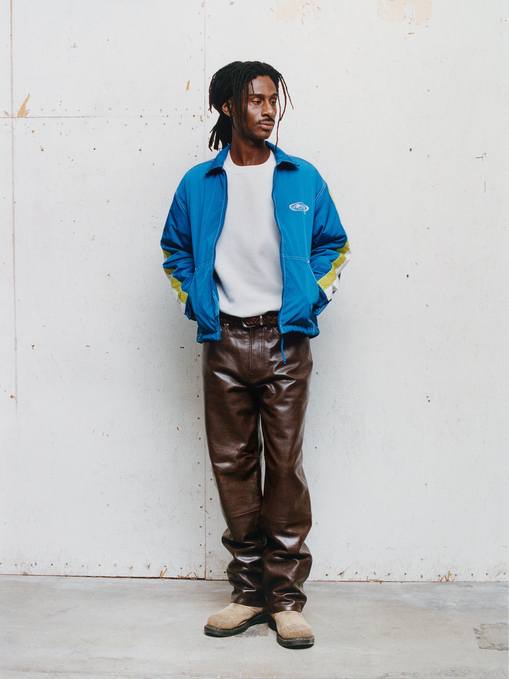 Stussy Offshore Jacket giacca royal nylon impermeabile