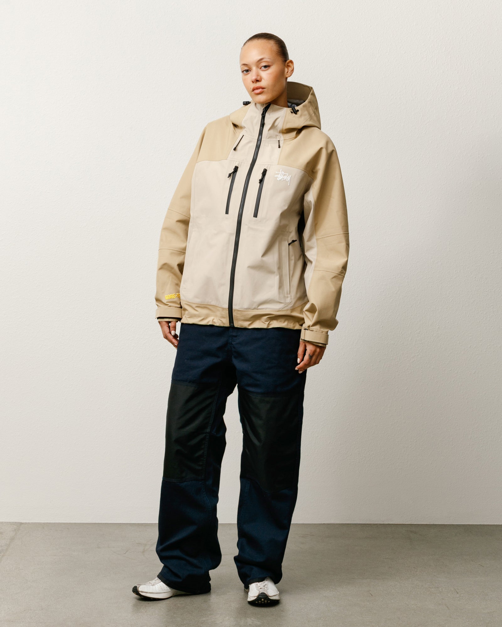 Stussy Guide Shell Giacca Gore-Tex Khaki Gore-Tex 3L