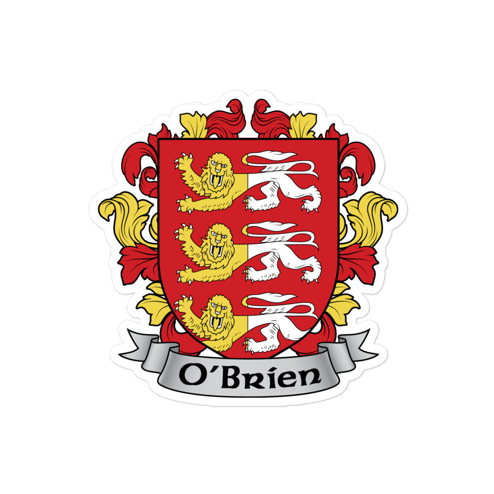 7.62 Design O'Brien adesivo vinile 3x3 stemma irlandese
