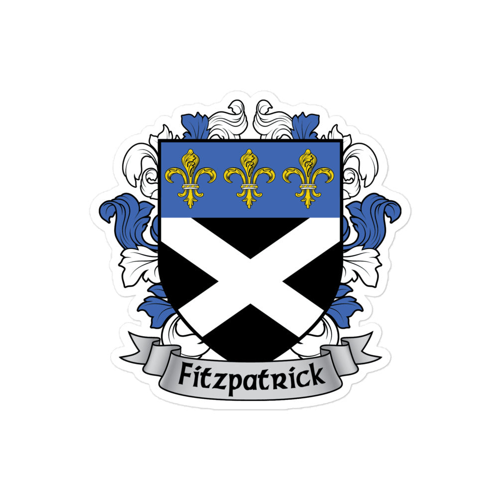 7.62 Design Fitzpatrick adesivo stemma irlandese 3x3 vinile