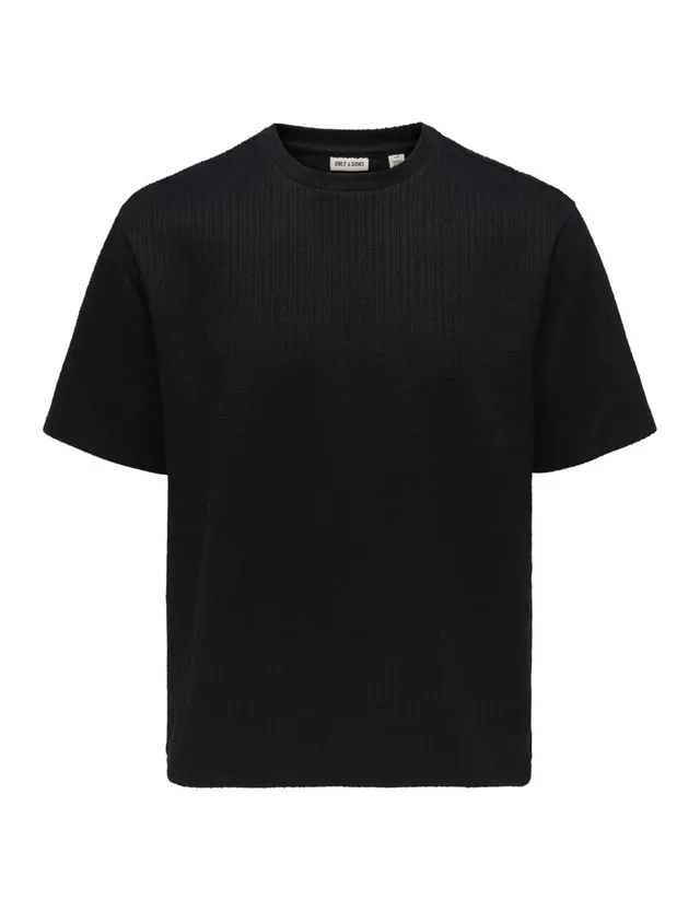 Only & Sons Onsandre T-Shirt Uomo Nero Cotone