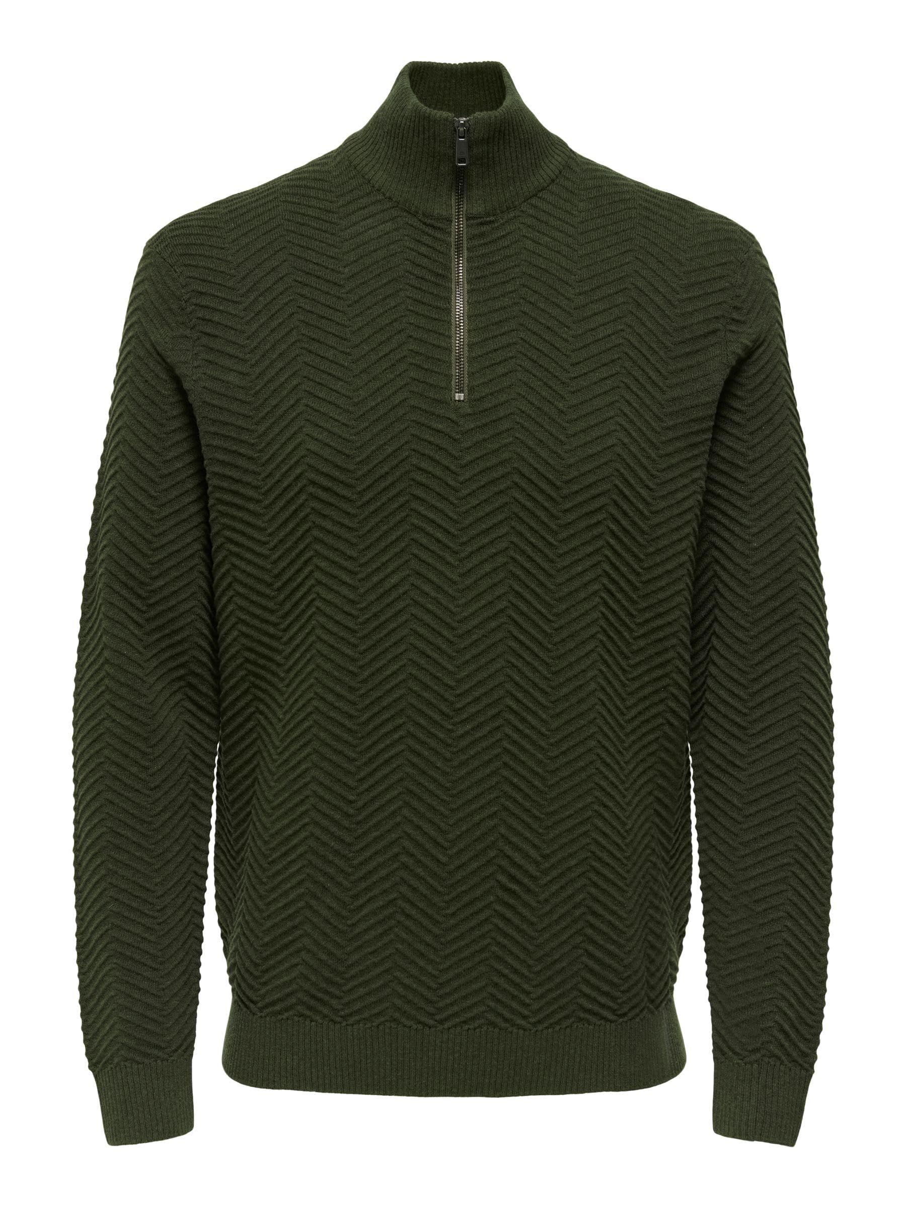 Only & Sons Onsmace Pullover Uomo Navy Blazer Girocollo