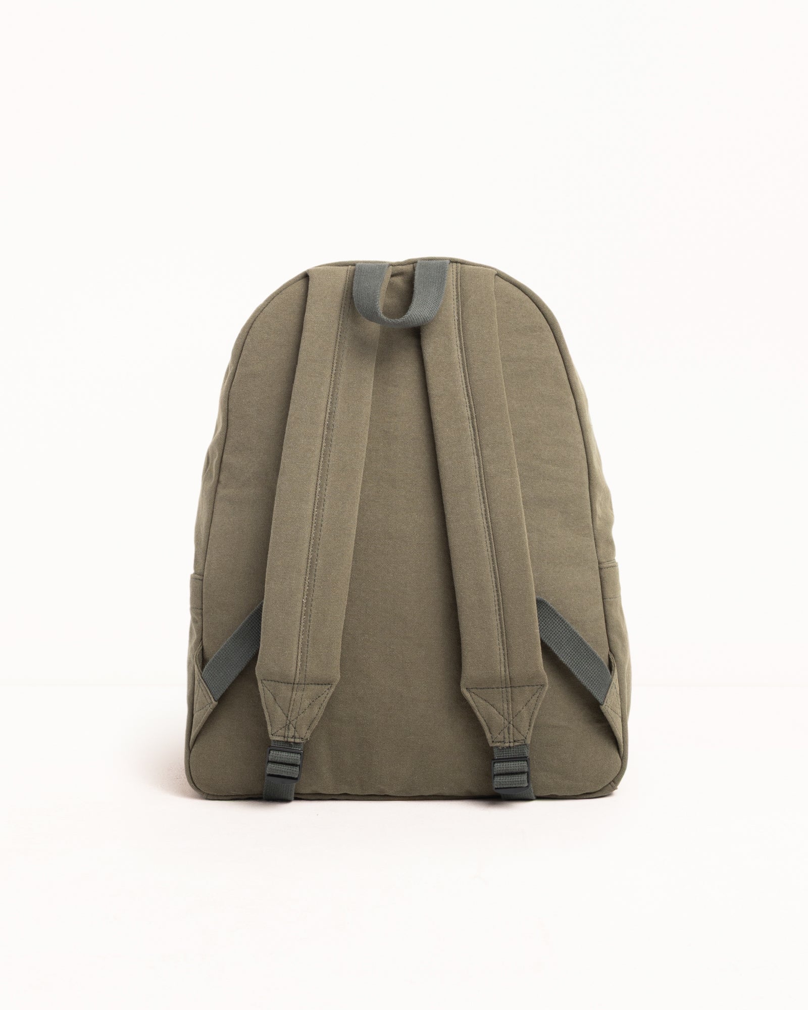 Stussy Canvas Backpack zaino verde cotone laptop 16"