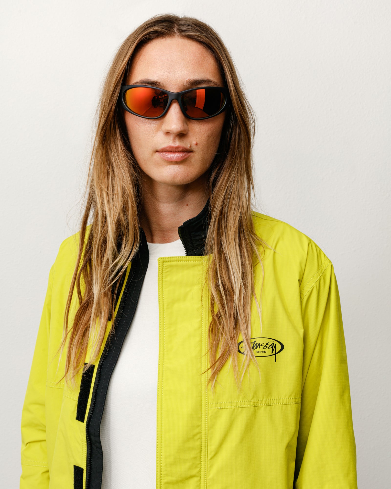 Stussy Adrian Sunglasses occhiali Frost Black polarizzati