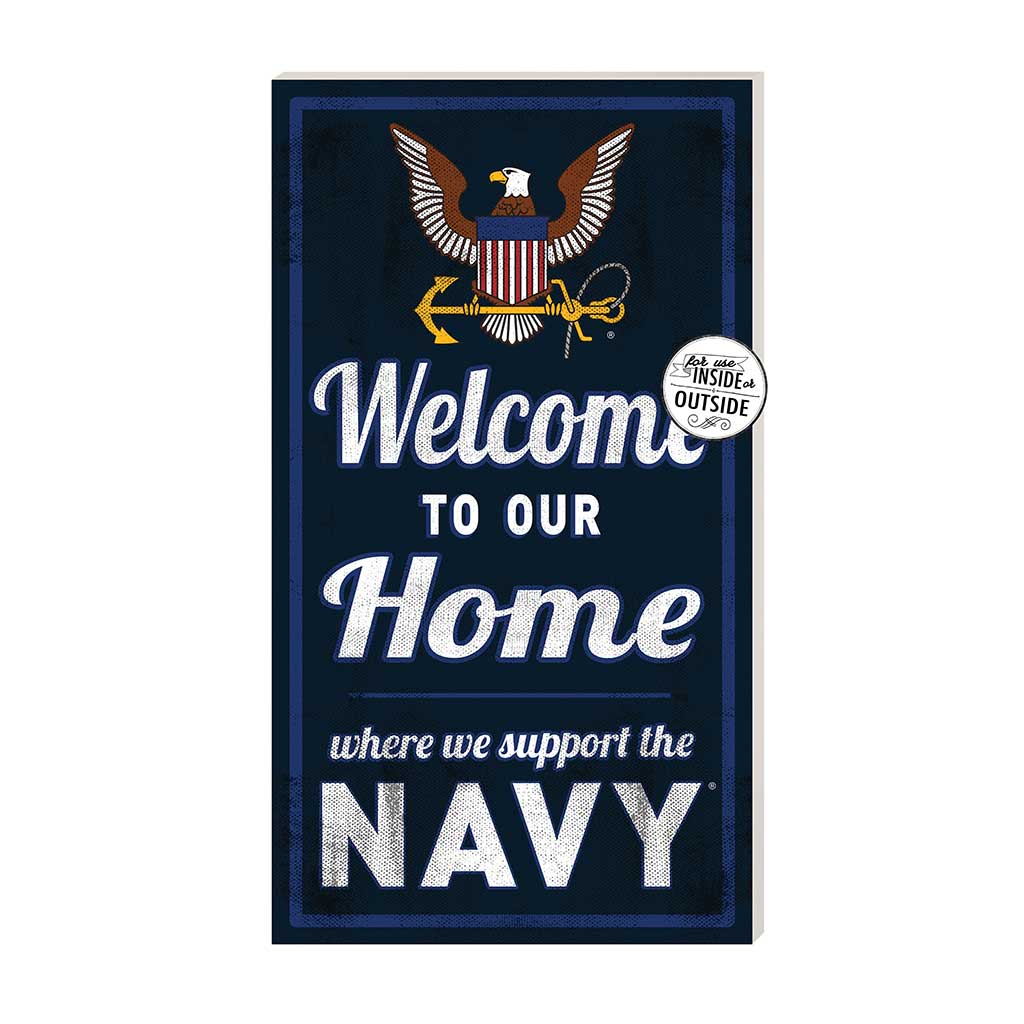 7.62 Design Navy Welcome targa PVC 28x51 cm navy