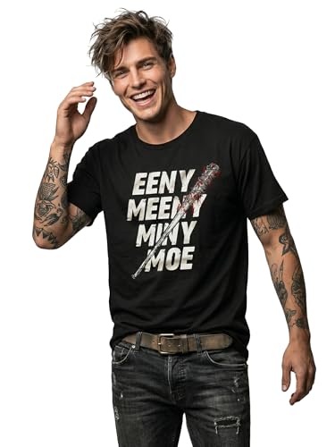 MAKAYA Negan T-Shirt Uomo M Cotone 185 g/m2