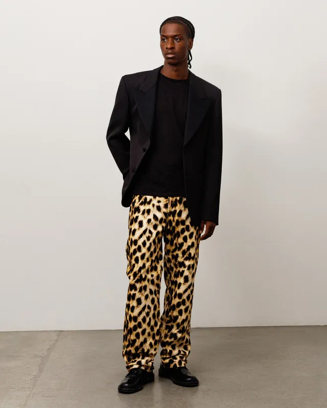 Stussy New Classic Jean jeans cheetah dritto cotone