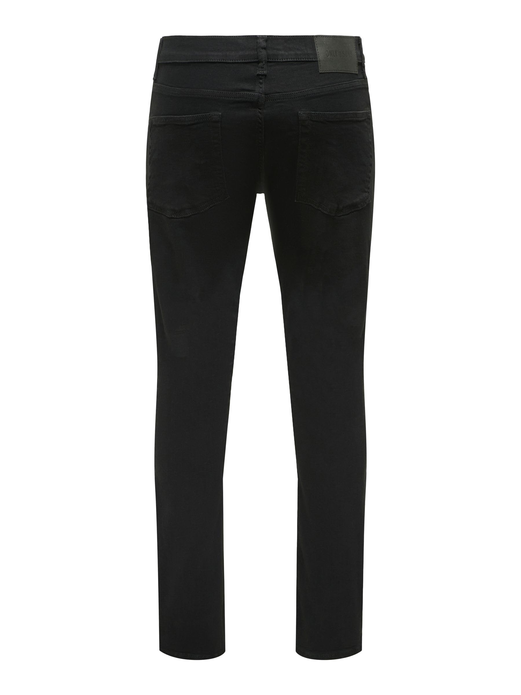 Only & Sons Onsloom Slim Jeans uomo 32W/32L black denim