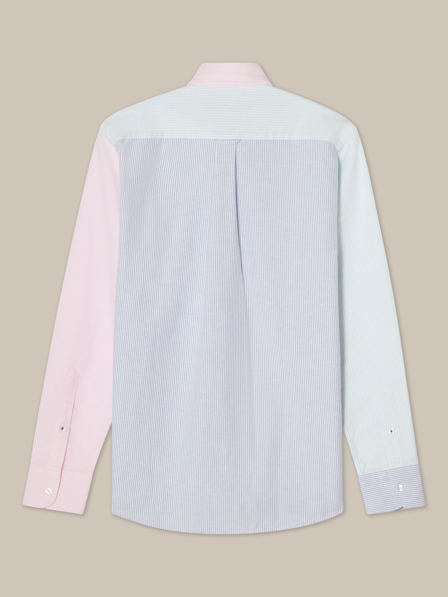 Robert Talbott Harrison camicia Navy Aqua Pink M cotone