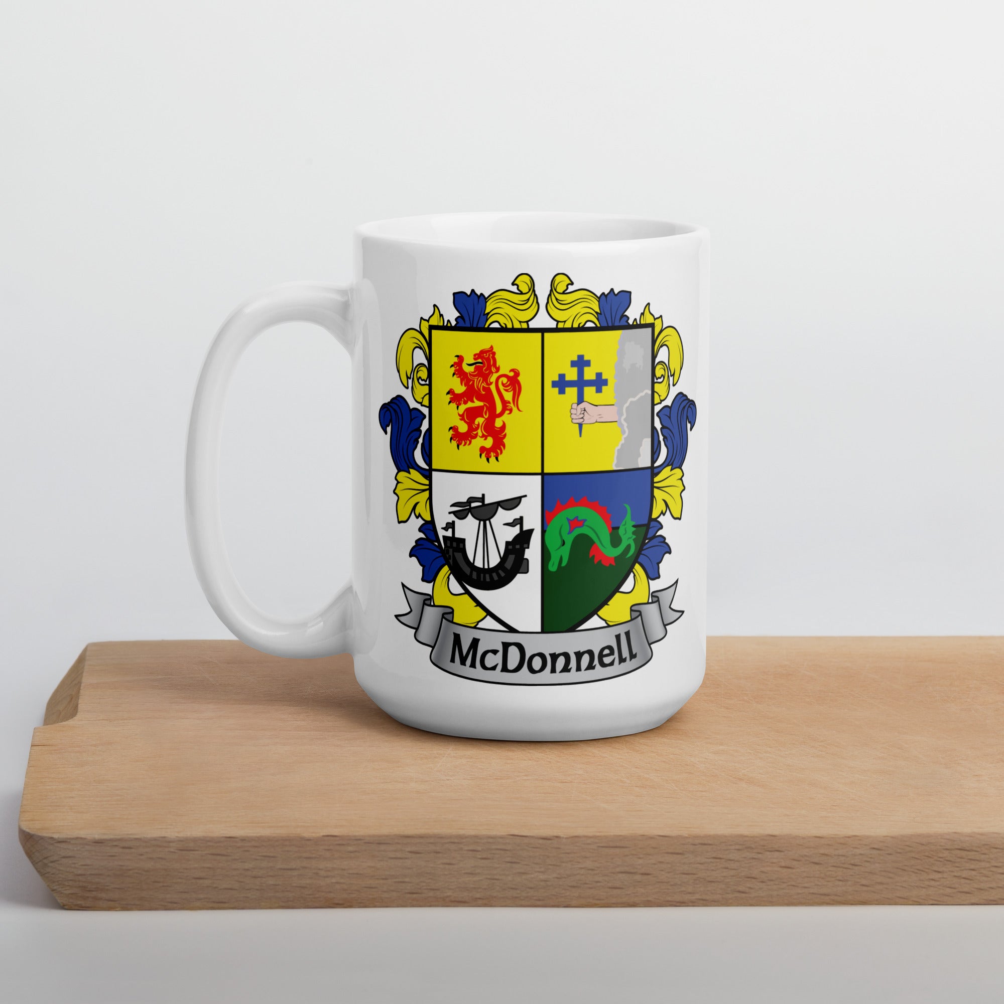 7.62 Design McDonnell Irish Crest tazza ceramica 15oz