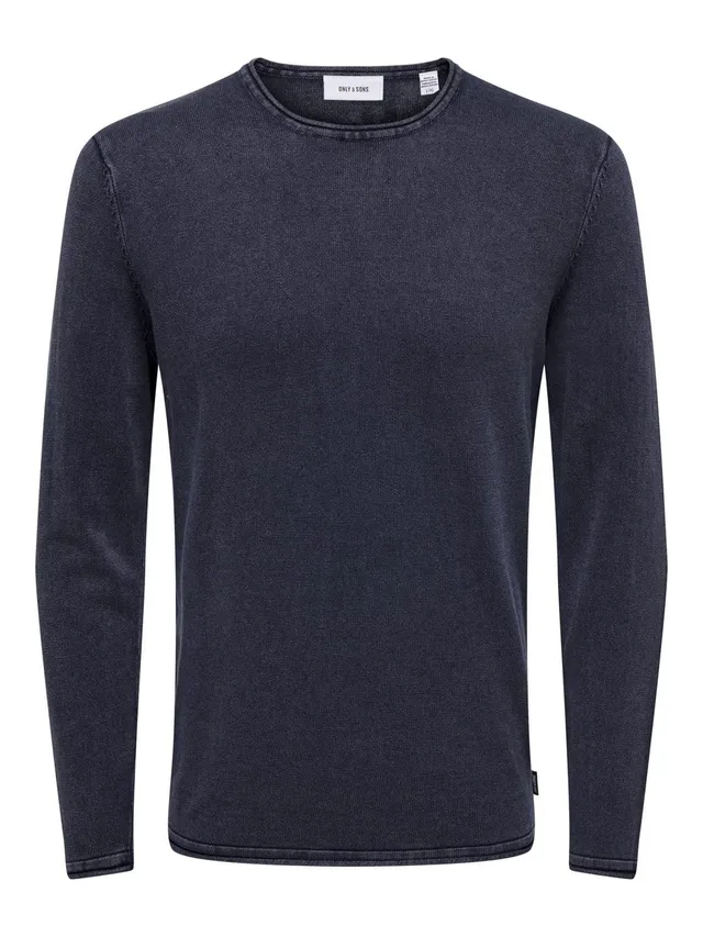 ONLY & SONS Maglieria Pullover Uomo Blu XS Leggero