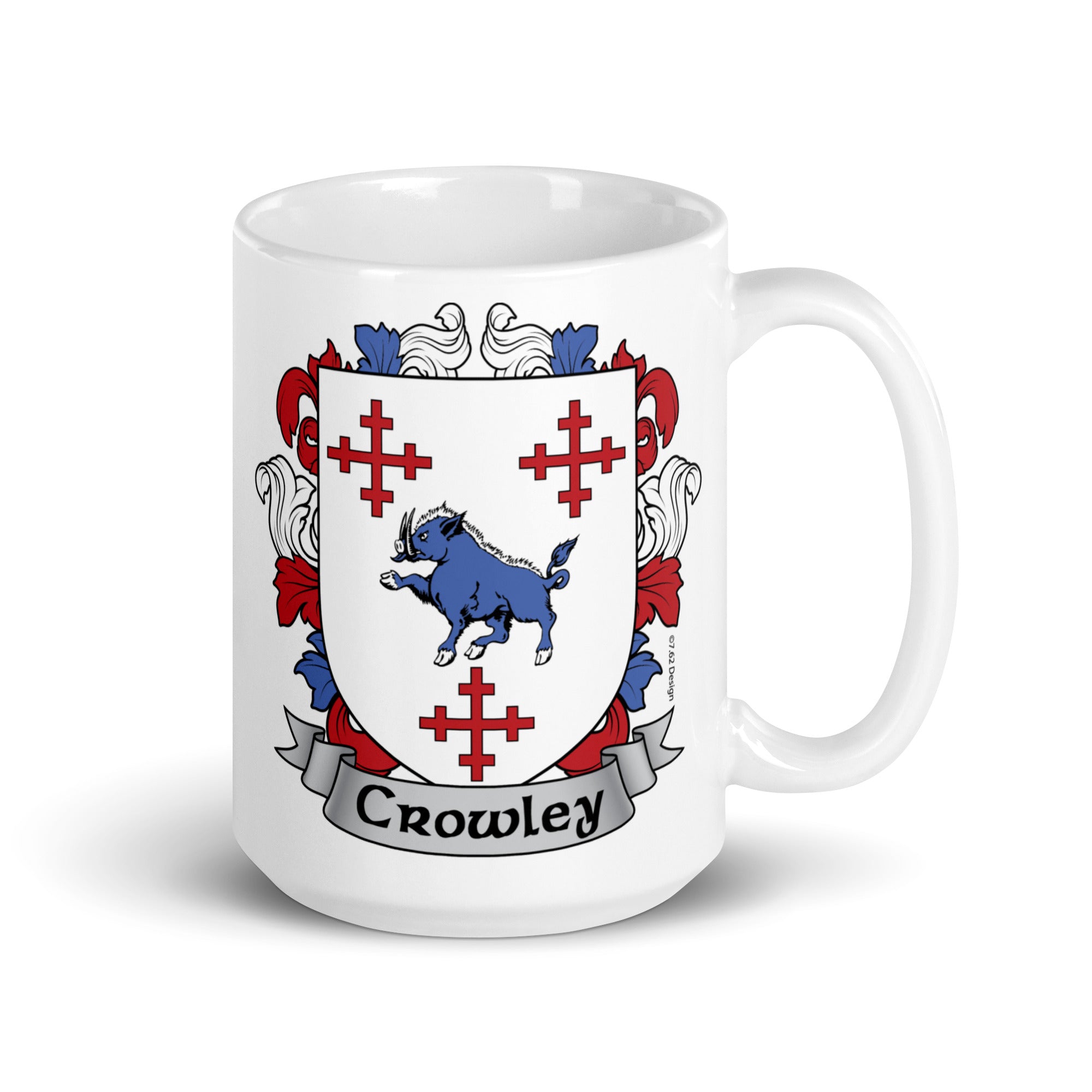7.62 Design Crowley Coat Of Arms tazza ceramica 15oz